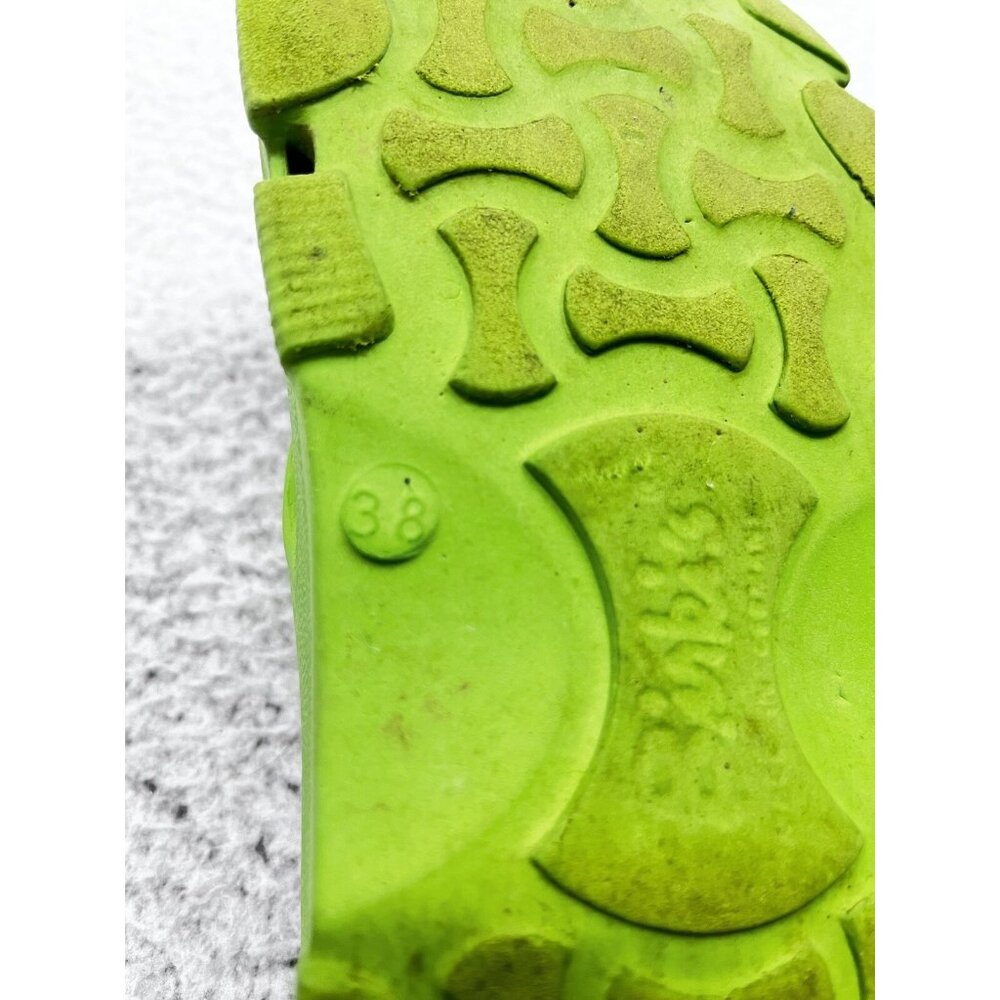 Women's Birkenstock Lime Green Flip Flop Thong Sandals Size 38 - Picture 6 of 9